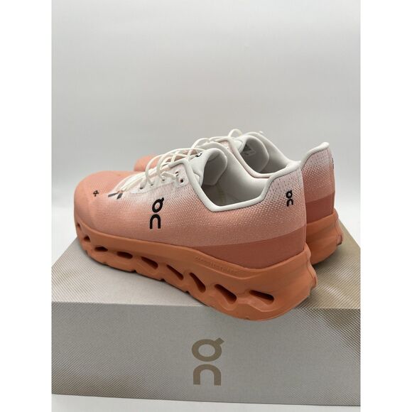 On Cloudtilt Ivory Canyon Orange White Running Shoes 3ME10103285 Men's Size 14 - Picture 5 of 9